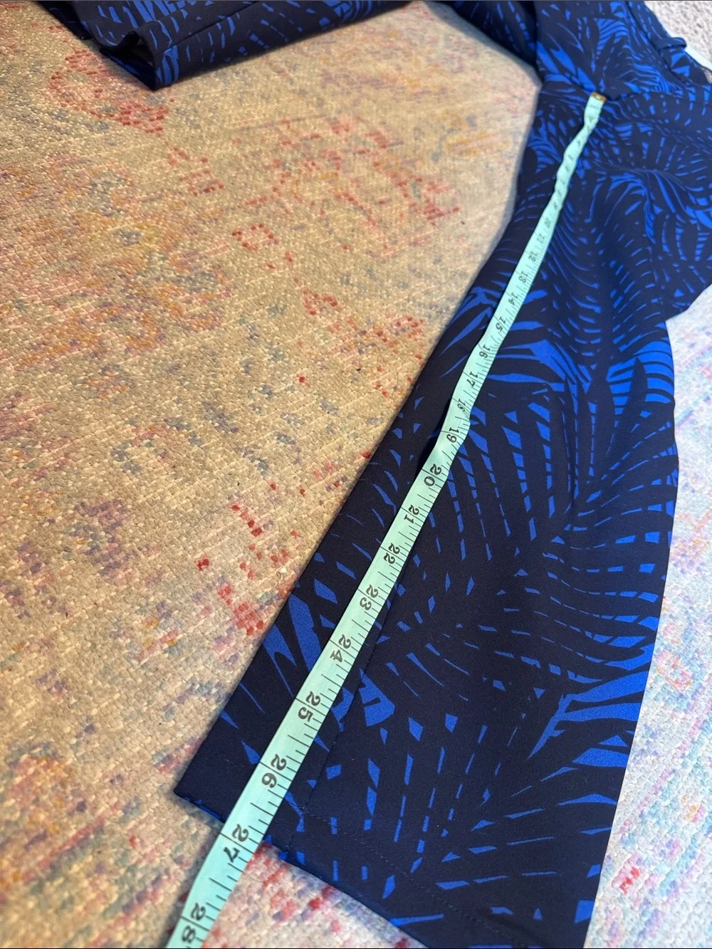 Polo Ralph Lauren Blue Palm-Print Golf Pants